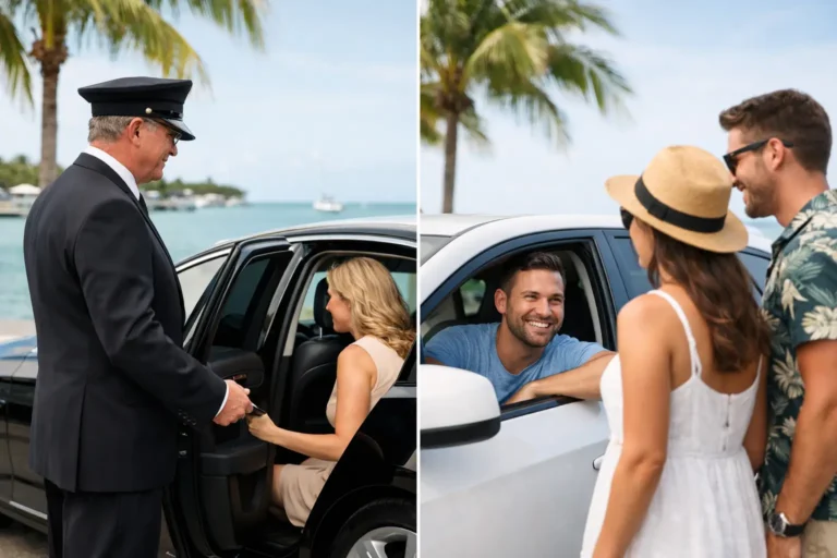 Chauffeur Versus Rideshare Key West Compared