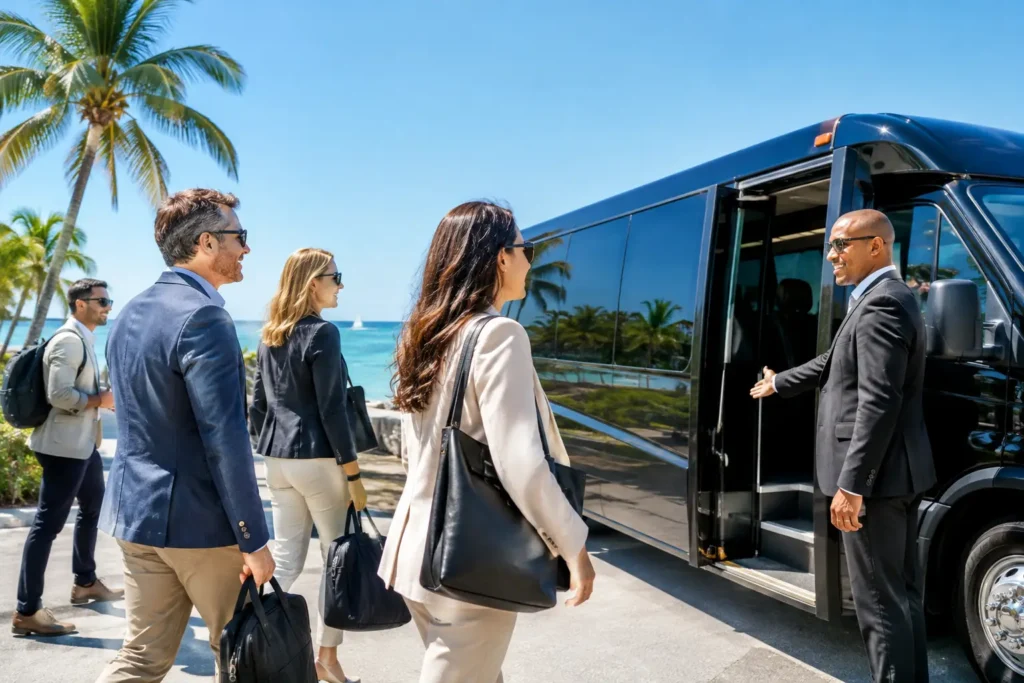 Corporate Retreat Transport Example for Key West
